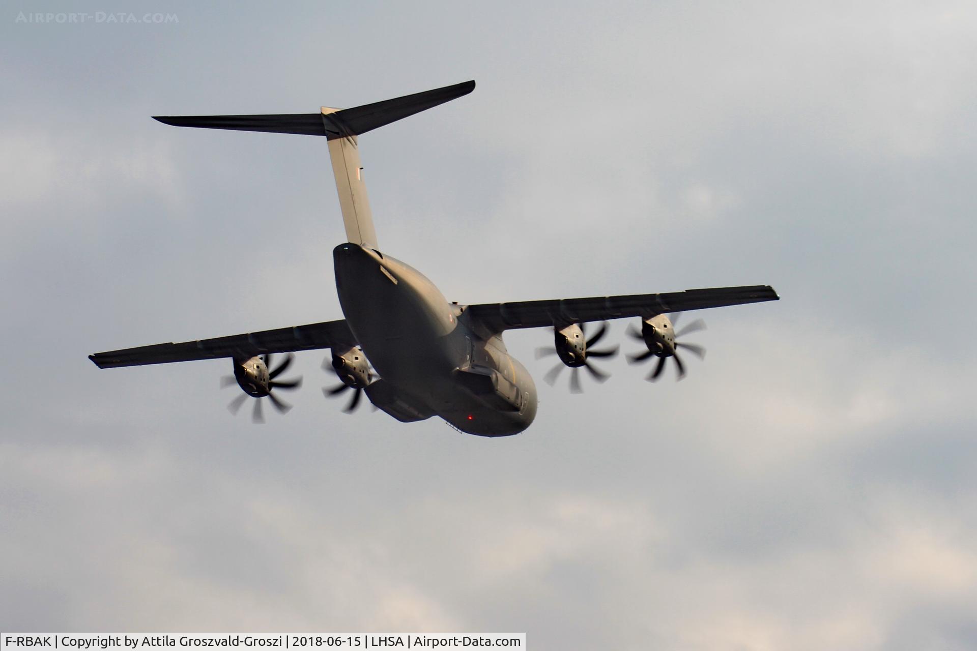 F-RBAK, 2016 Airbus A400M-180 C/N 053, Szentkirályszabadja ex Military Air base, ETAP-T 18 military exercise