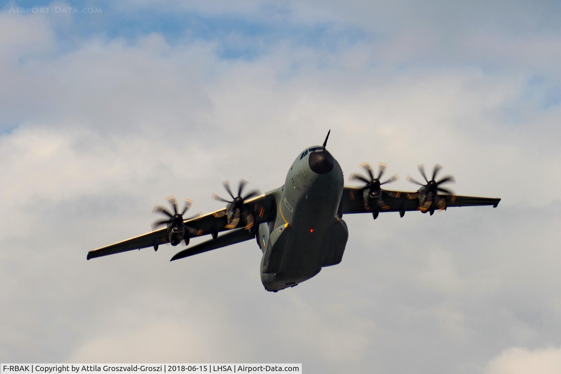 F-RBAK, 2016 Airbus A400M-180 C/N 053, Szentkirályszabadja ex Military Air base, ETAP-T 18 military exercise
