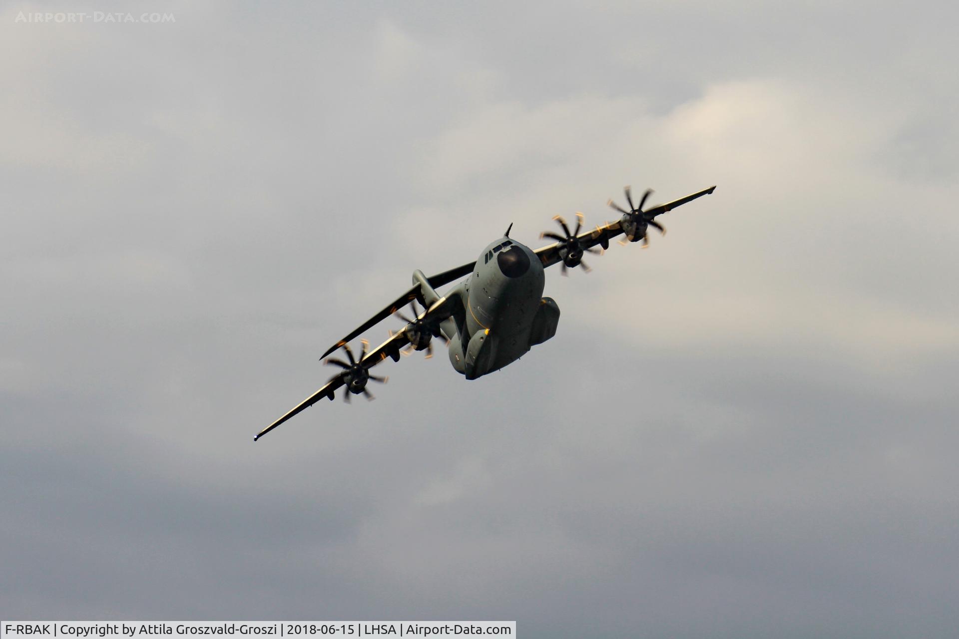 F-RBAK, 2016 Airbus A400M-180 C/N 053, Szentkirályszabadja ex Military Air base, ETAP-T 18 military exercise