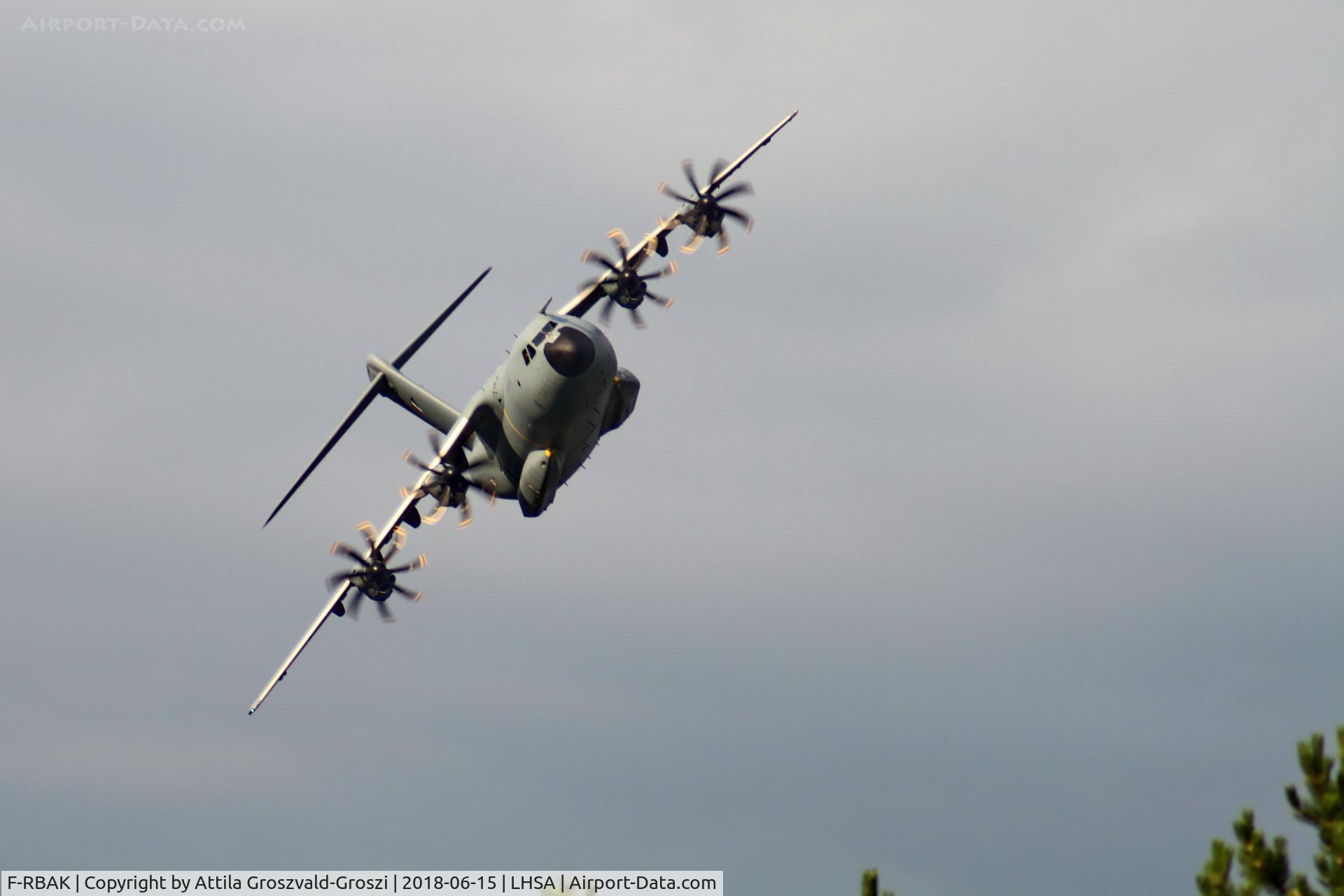 F-RBAK, 2016 Airbus A400M-180 C/N 053, Szentkirályszabadja ex Military Air base, ETAP-T 18 military exercise