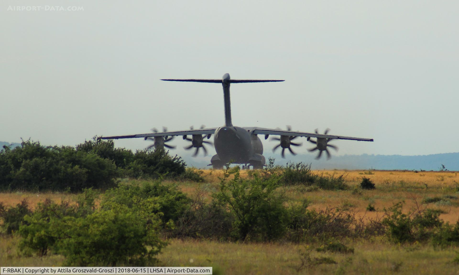 F-RBAK, 2016 Airbus A400M-180 C/N 053, Szentkirályszabadja ex Military Air base, ETAP-T 18 military exercise