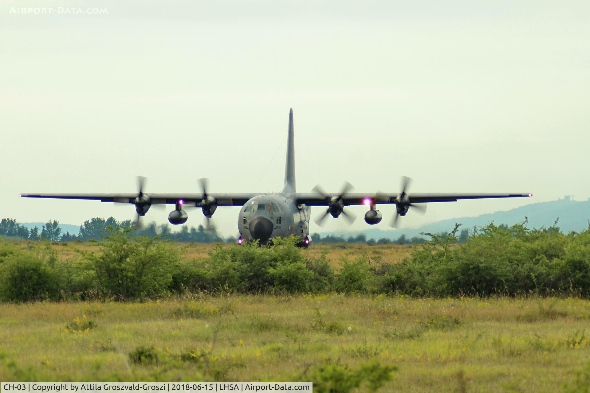 CH-03, 1972 Lockheed C-130H Hercules C/N 382-4461, Szentkirályszabadja ex Military Air base, ETAP-T 18 military exercise