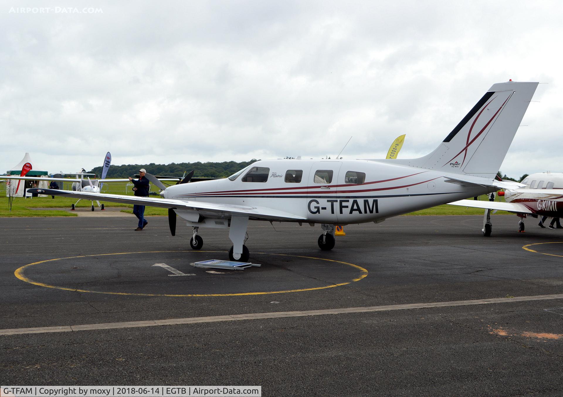 G-TFAM, 2008 Piper PA-46R-350T Malibu Matrix C/N 4692068, Piper PA-46R-350T Malibu Matrix at Wycombe Air Park. Ex N6077F