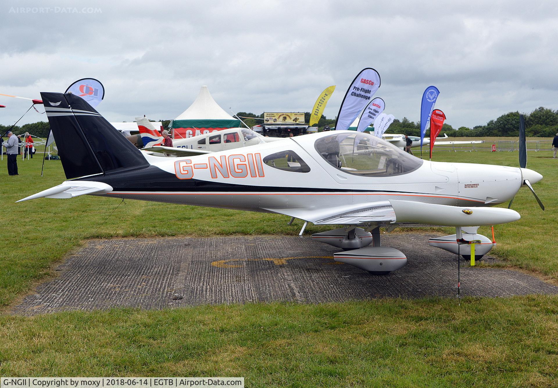 G-NGII, 2017 BRM Aero Bristell NG5 Speed Wing C/N LAA 385-15431, BRM Aero Bristell NG5 Speed Wing at Wycombe Air Park.