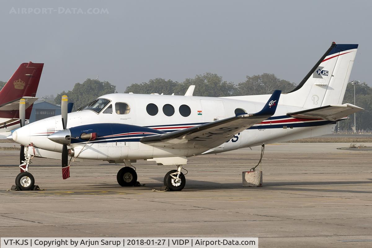 VT-KJS, 2010 Beech King Air C90GTx C/N LJ-2000, On the apron at IGIA T-1.
