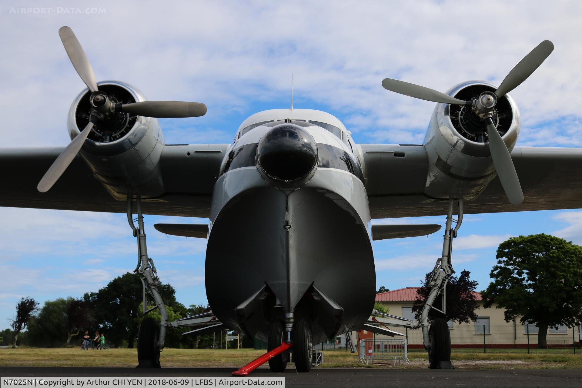 N7025N, 1955 Grumman HU-16C (UF-1) Albatross C/N G-409, Grumman Albatross at Biscarrosse Parentis airfield.
