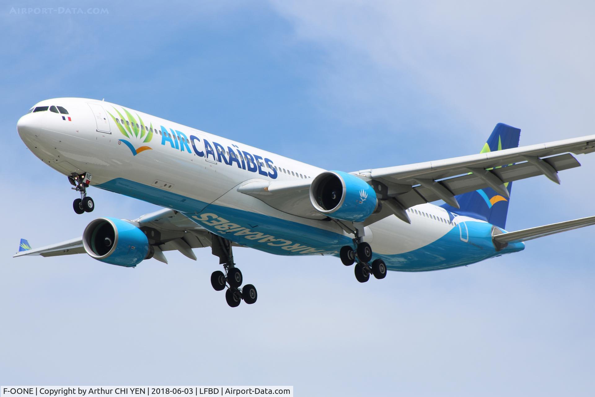 F-OONE, 2008 Airbus A330-323E C/N 965, Air Caraïbes A330-300 from Orly.