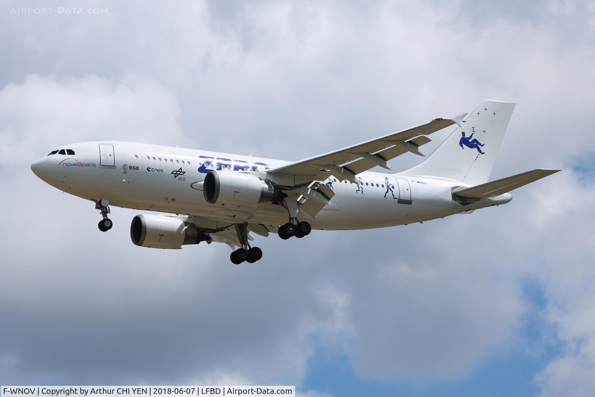 F-WNOV, 1989 Airbus A310-304ET C/N 498, Novespace 'Zero G'