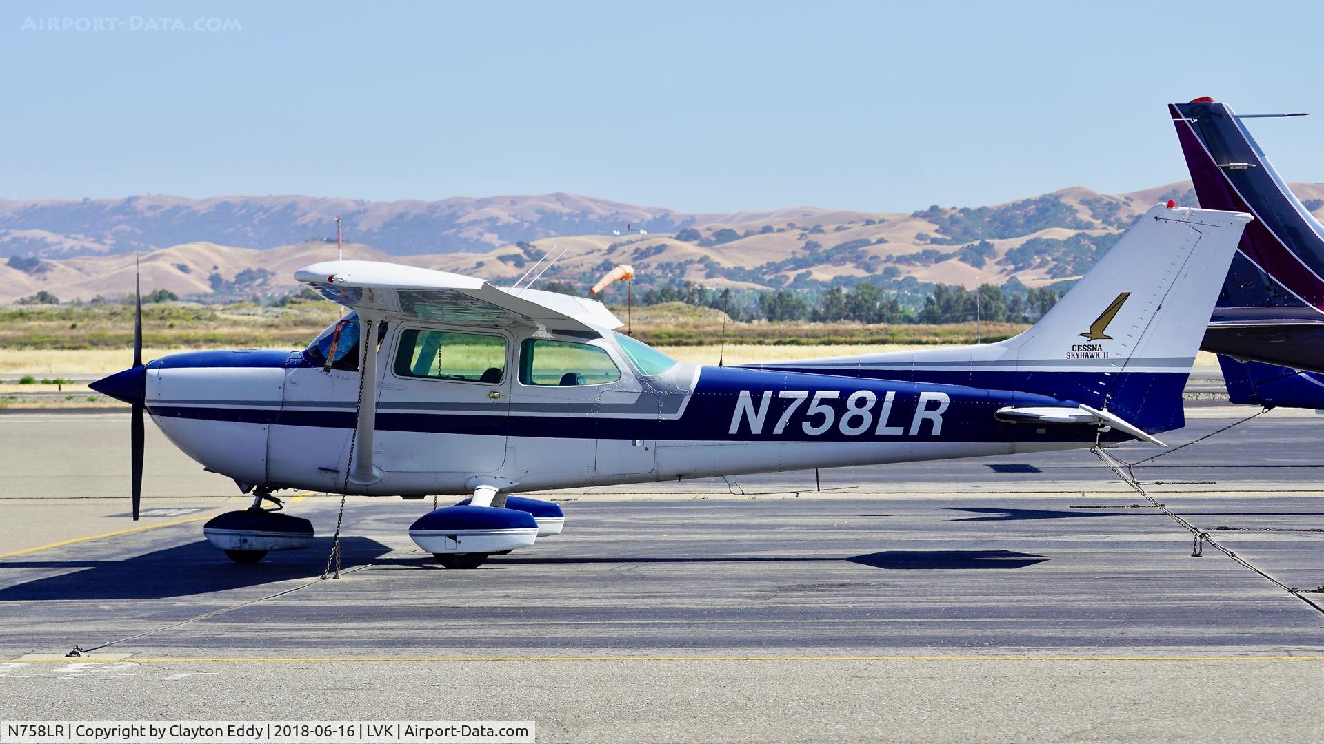 N758LR, 1979 Cessna R172K Hawk XP C/N R1723185, Livermore Airport California 2018.