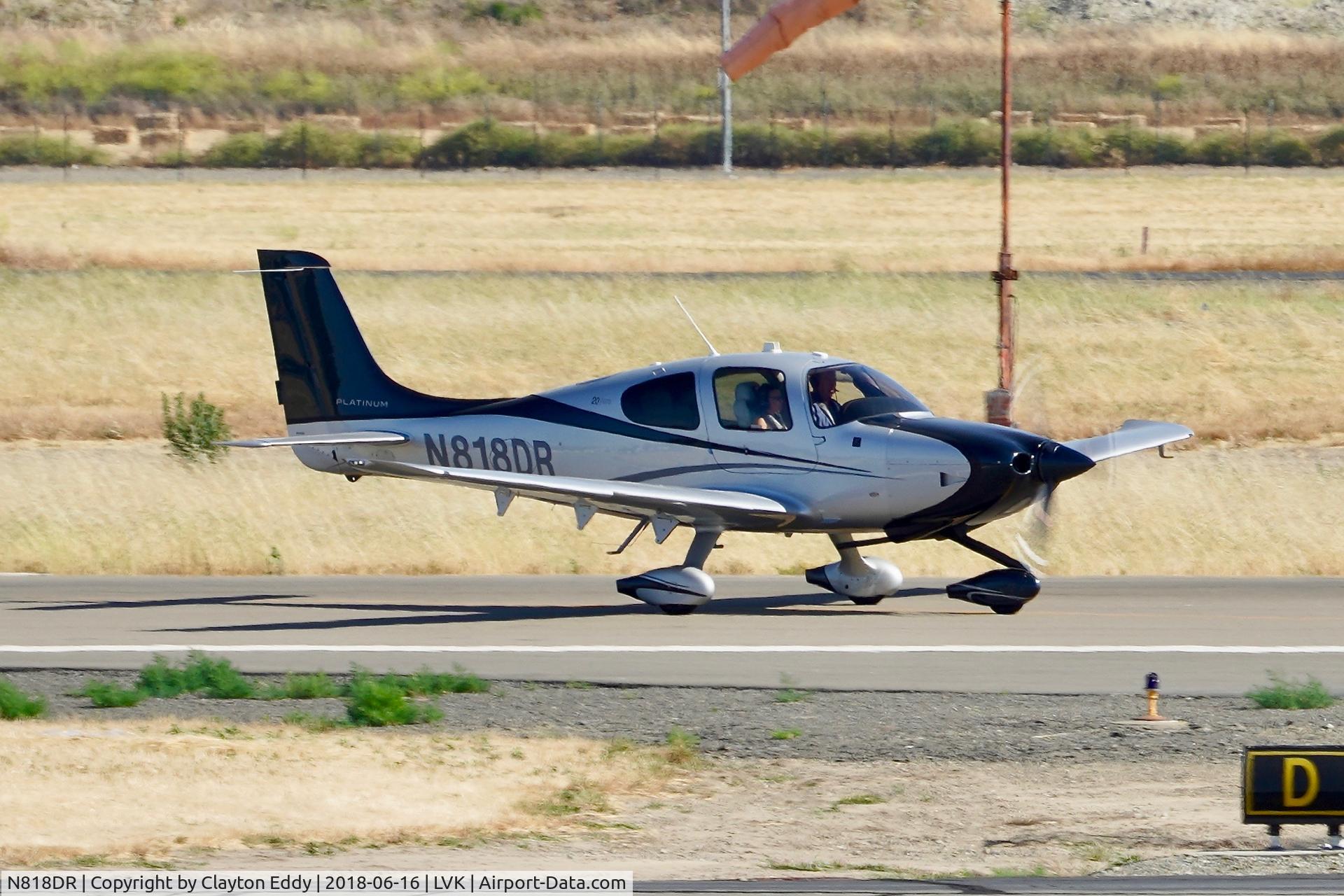N818DR, 2014 Cirrus SR20 C/N 2263, Livermore Airport California 2018.