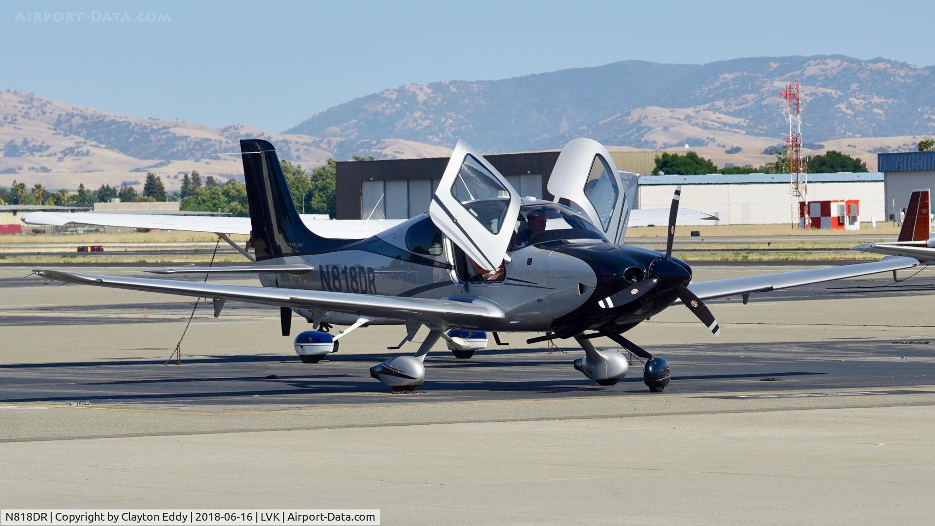 N818DR, 2014 Cirrus SR20 C/N 2263, Livermore Airport California 2018.