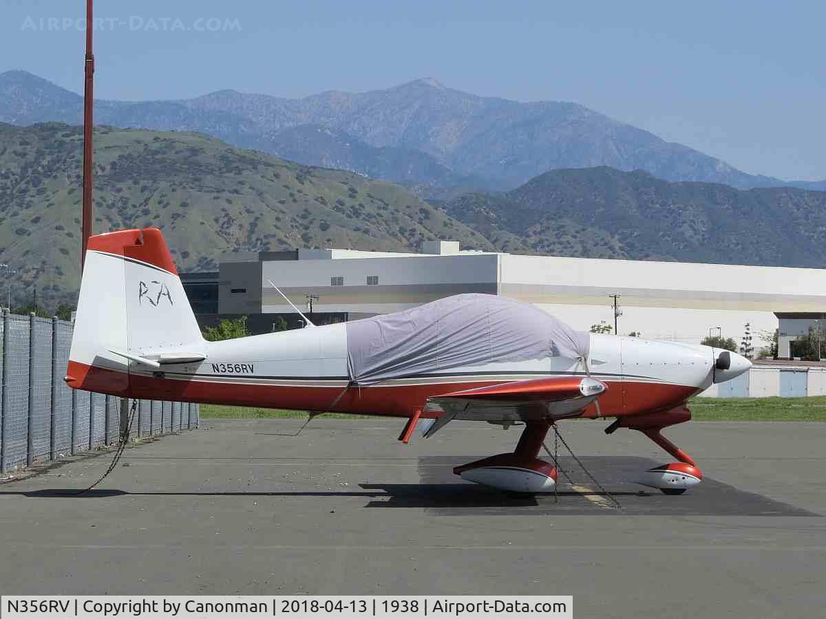 N356RV, 2007 Vans RV-7A C/N 70078, Parked