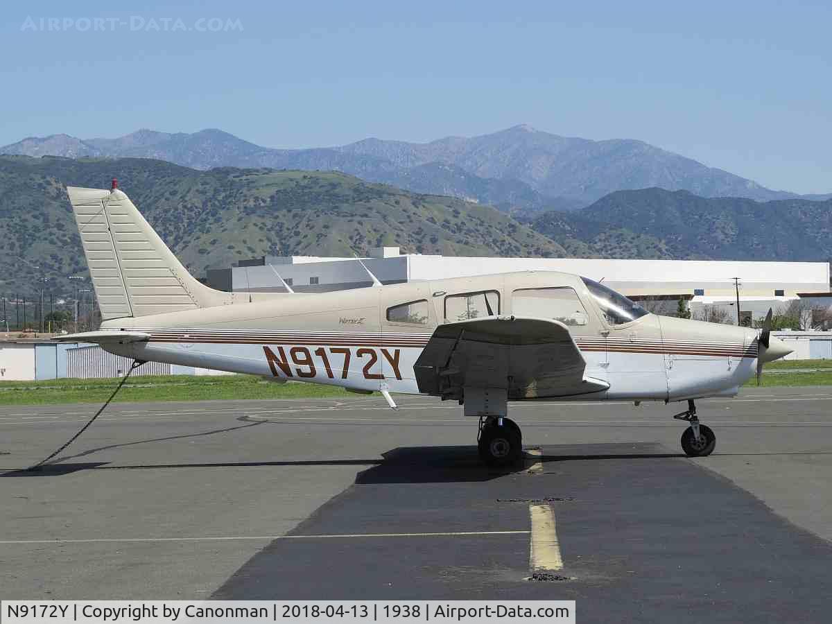 N9172Y, 1985 Piper PA-28-161 C/N 28-8616034, Parked