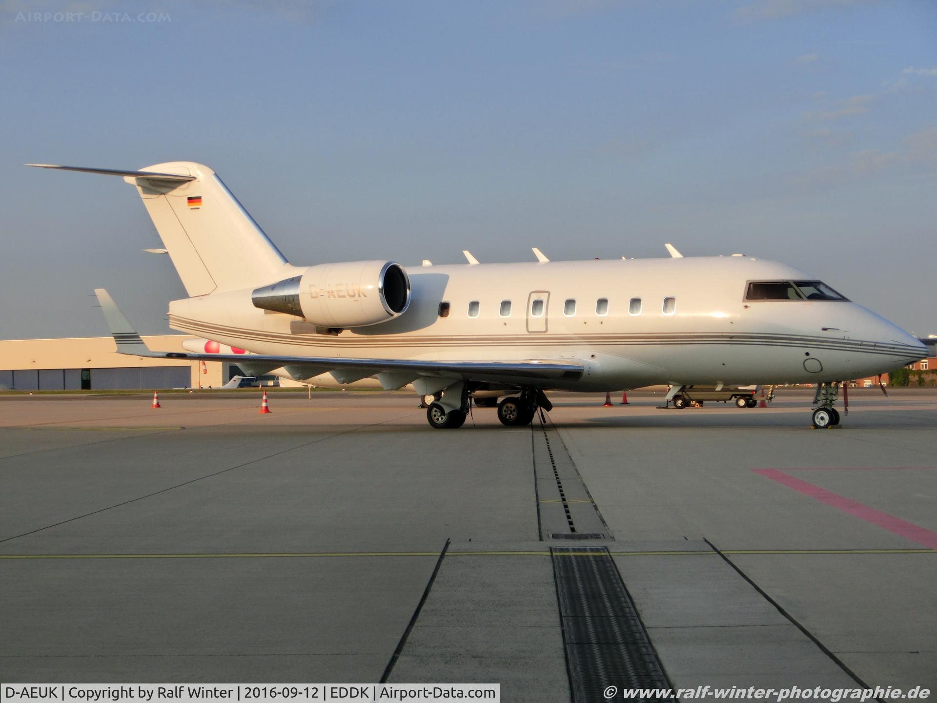D-AEUK, 2004 Bombardier Challenger 604 (CL-600-2B16) C/N 5580, Bombardier CL-600-2B16 Challenger 604 - CLS Challenge Air - 5632 - D-AEUK - 12.09.2016 - CGN