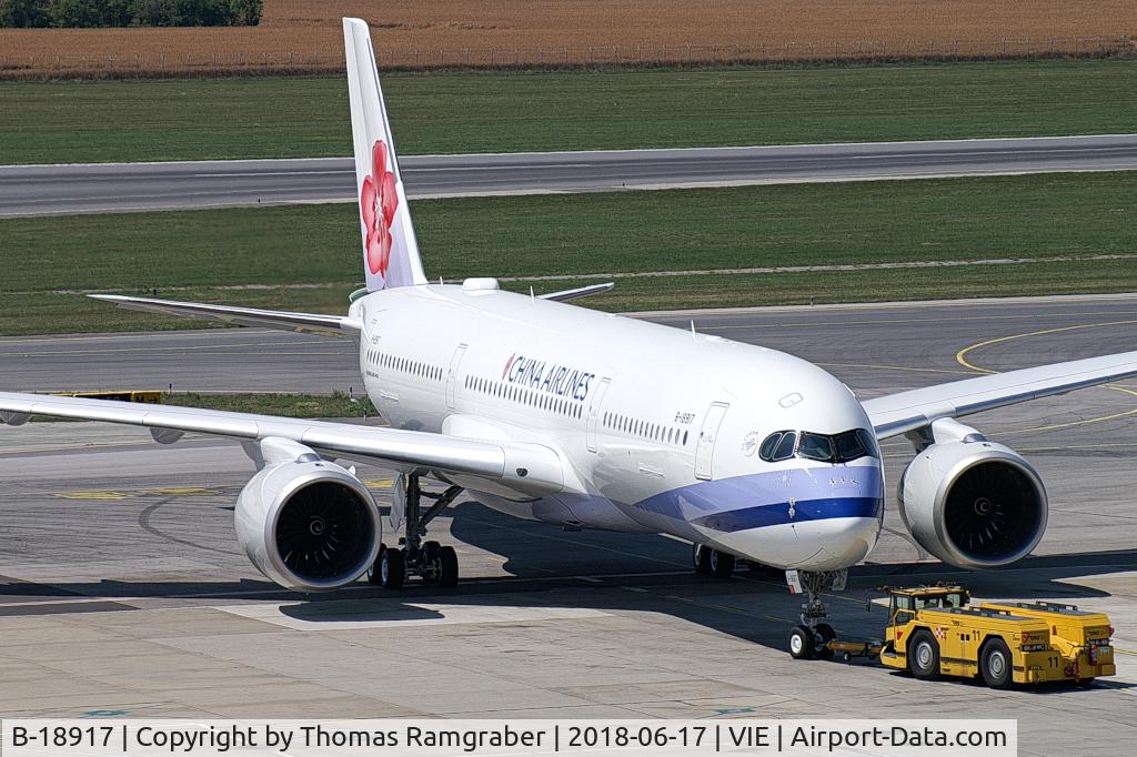 B-18917, 2018 Airbus A350-941 C/N 208, China Airlines Airbus A350-900
