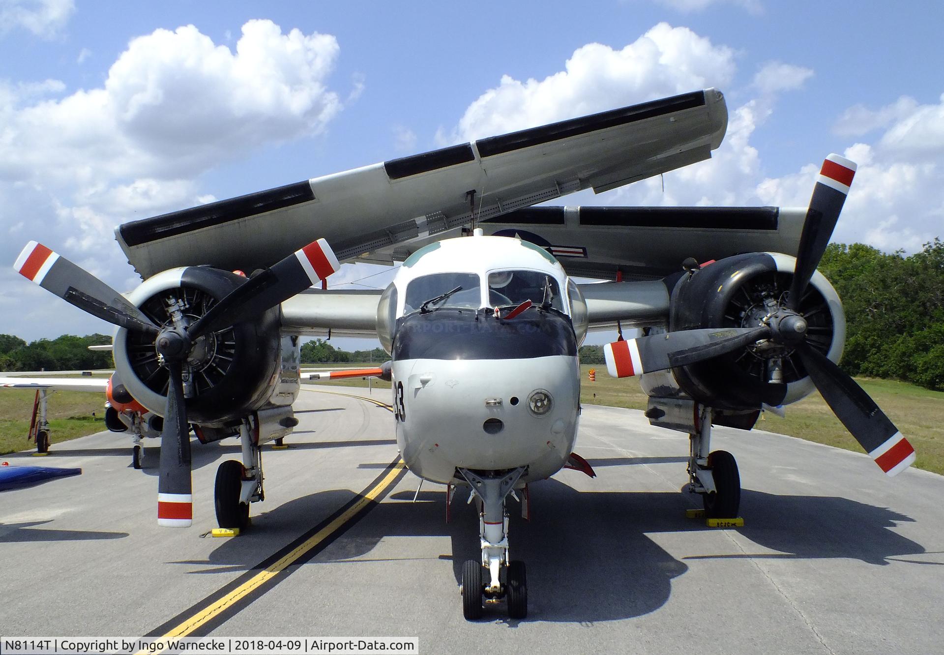 N8114T, 1956 Grumman S2F-1 Tracker C/N 342, Grumman S2F-1 Tracker at the VAC Warbird Museum, Titusville FL