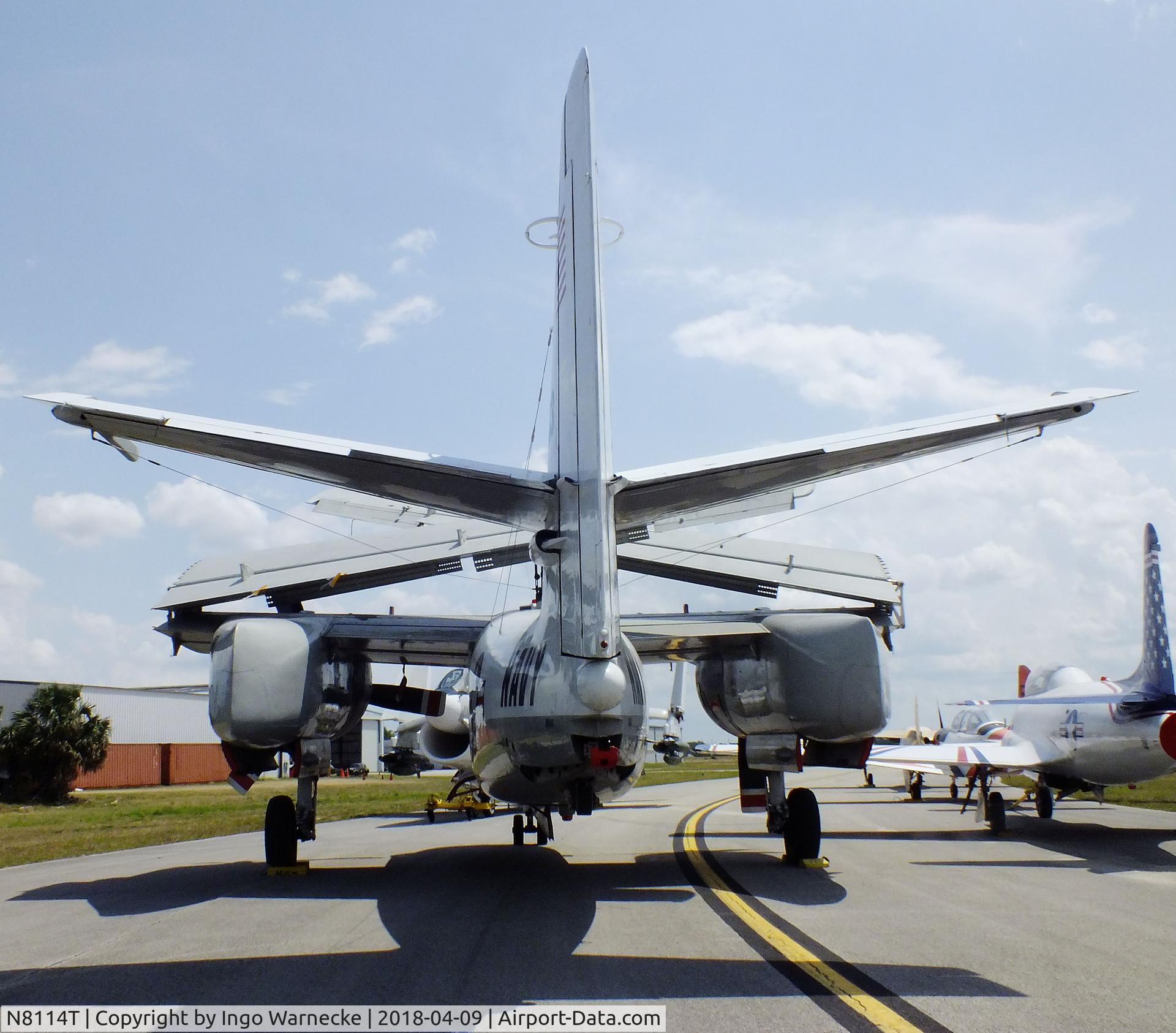 N8114T, 1956 Grumman S2F-1 Tracker C/N 342, Grumman S2F-1 Tracker at the VAC Warbird Museum, Titusville FL