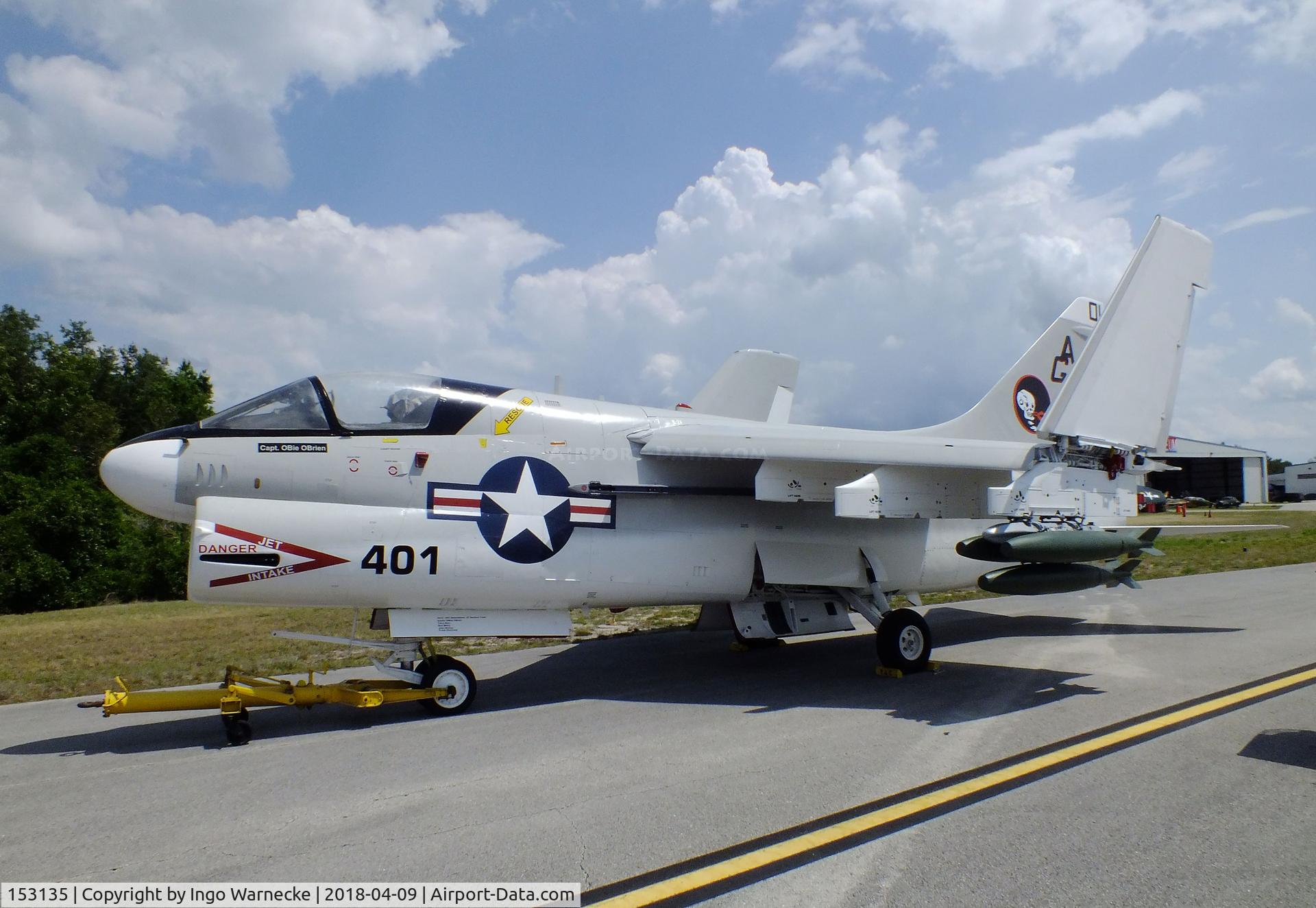 153135, LTV A-7A Corsair II C/N A-044, LTV A-7A Corsair II at the VAC Warbird Museum, Titusville FL