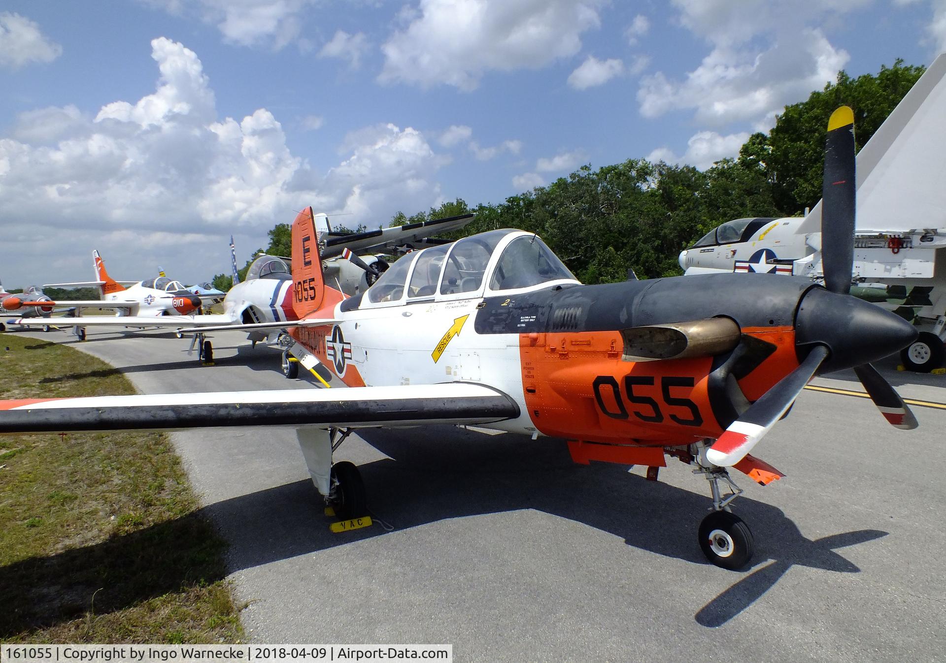 161055, Beech T-34C Turbo Mentor C/N GL-183, Beechcraft T-34C Turbo Mentor at the VAC Warbird Museum, Titusville FL
