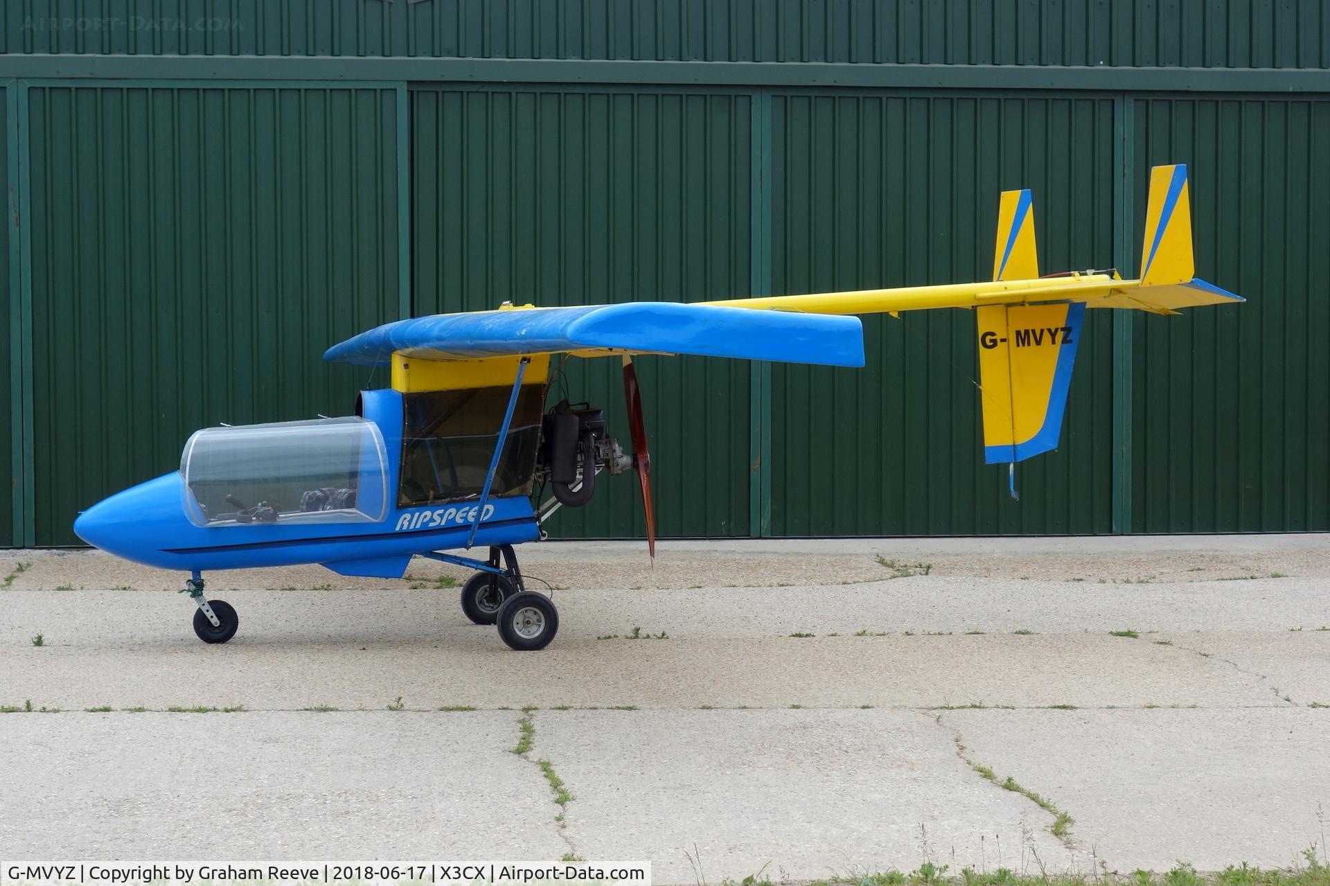 G-MVYZ, 1989 CFM Shadow Series BD C/N 121, Parked at Northrepps.