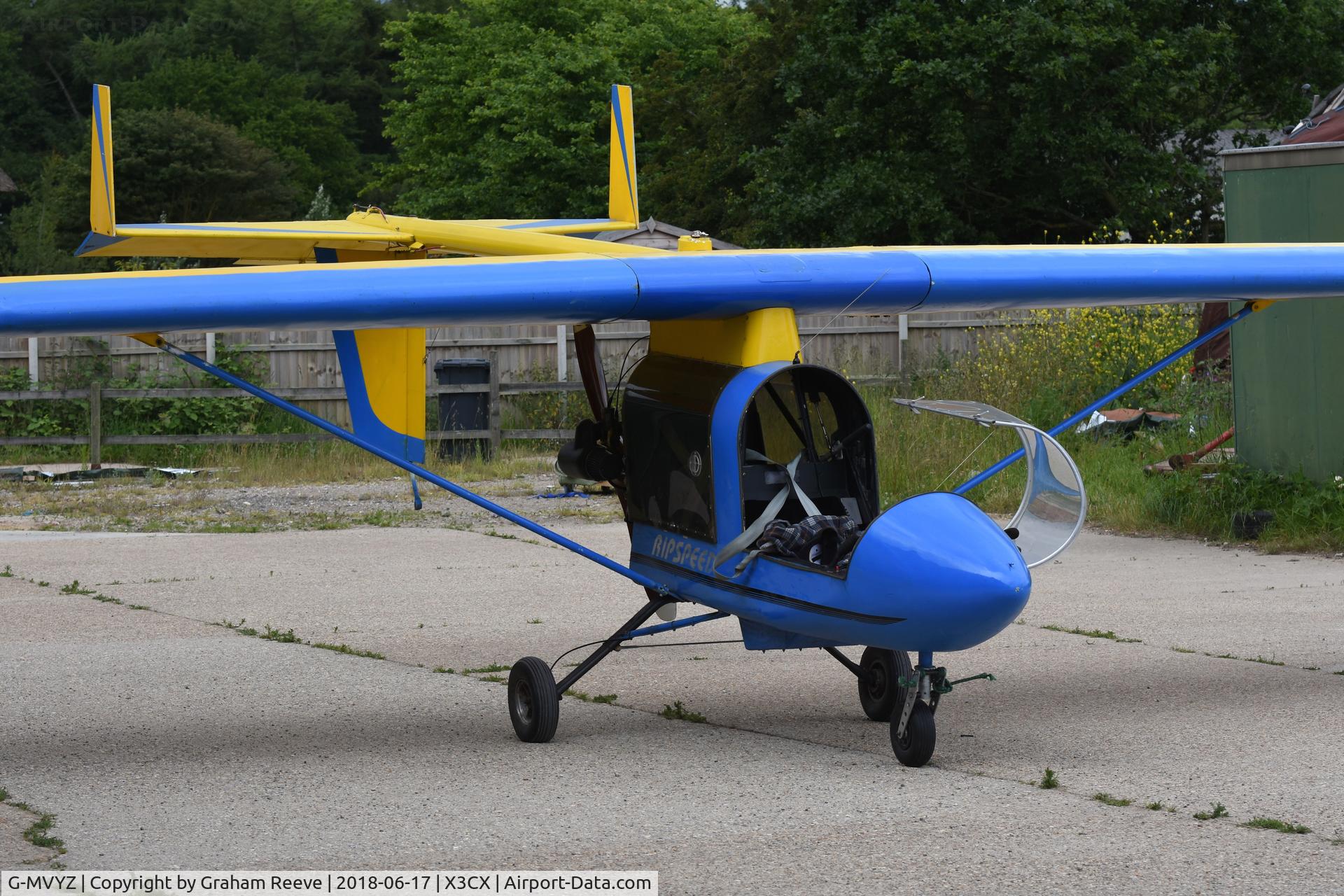 G-MVYZ, 1989 CFM Shadow Series BD C/N 121, Parked at Northrepps.