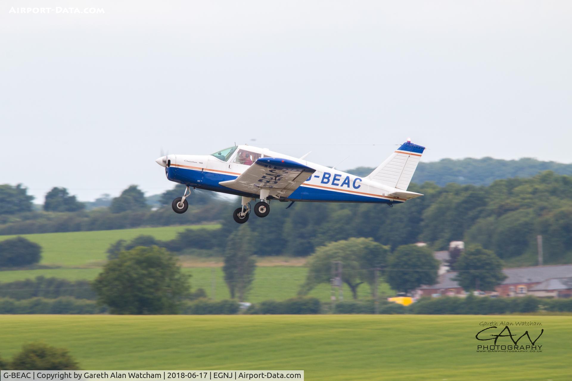 G-BEAC, 1966 Piper PA-28-140 Cherokee C/N 28-21963, Takeoff Runway 20