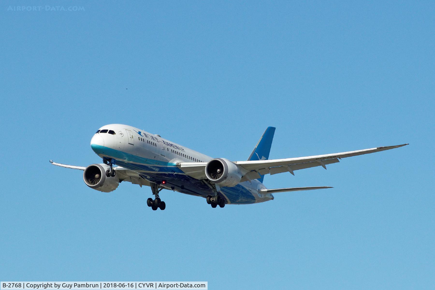 B-2768, 2014 Boeing 787-85C Dreamliner Dreamliner C/N 41538, Landing on 26R