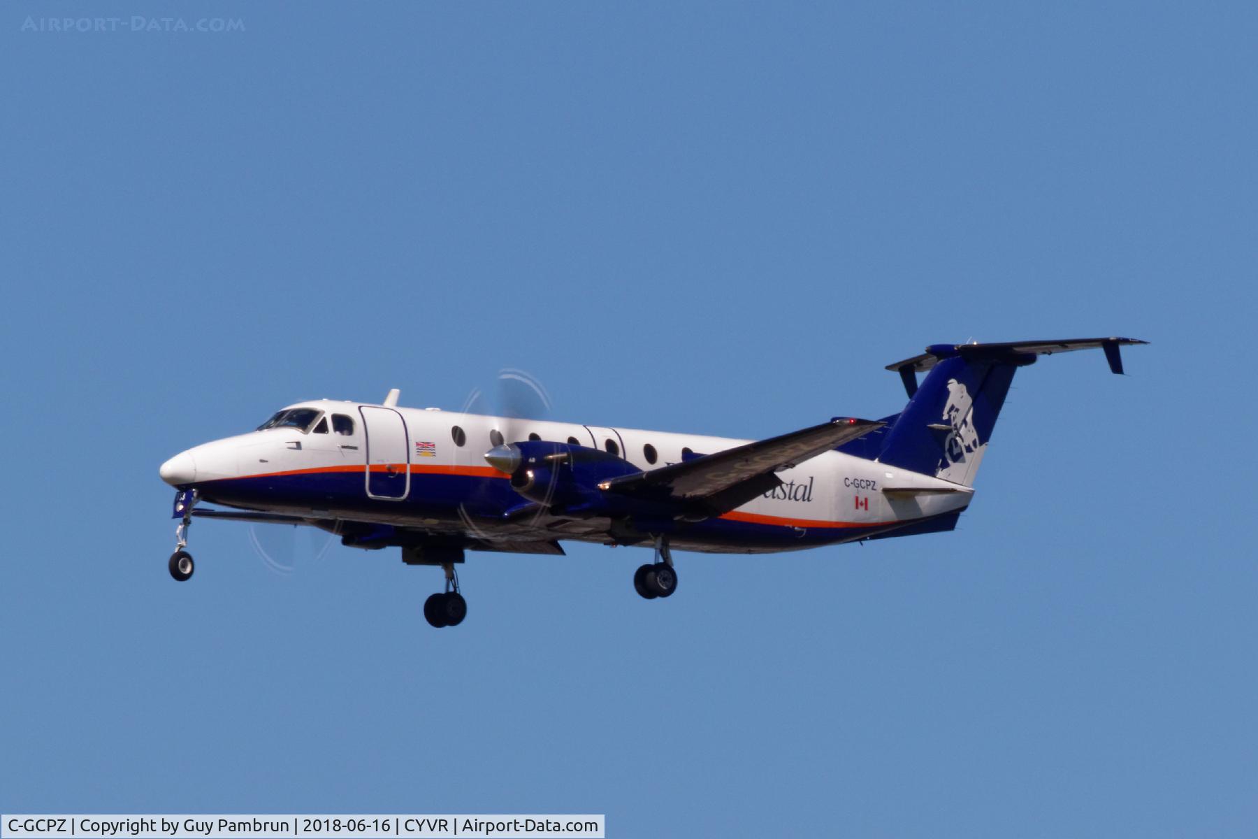 C-GCPZ, 1987 Beech 1900C C/N UB-71, Landing on 26L