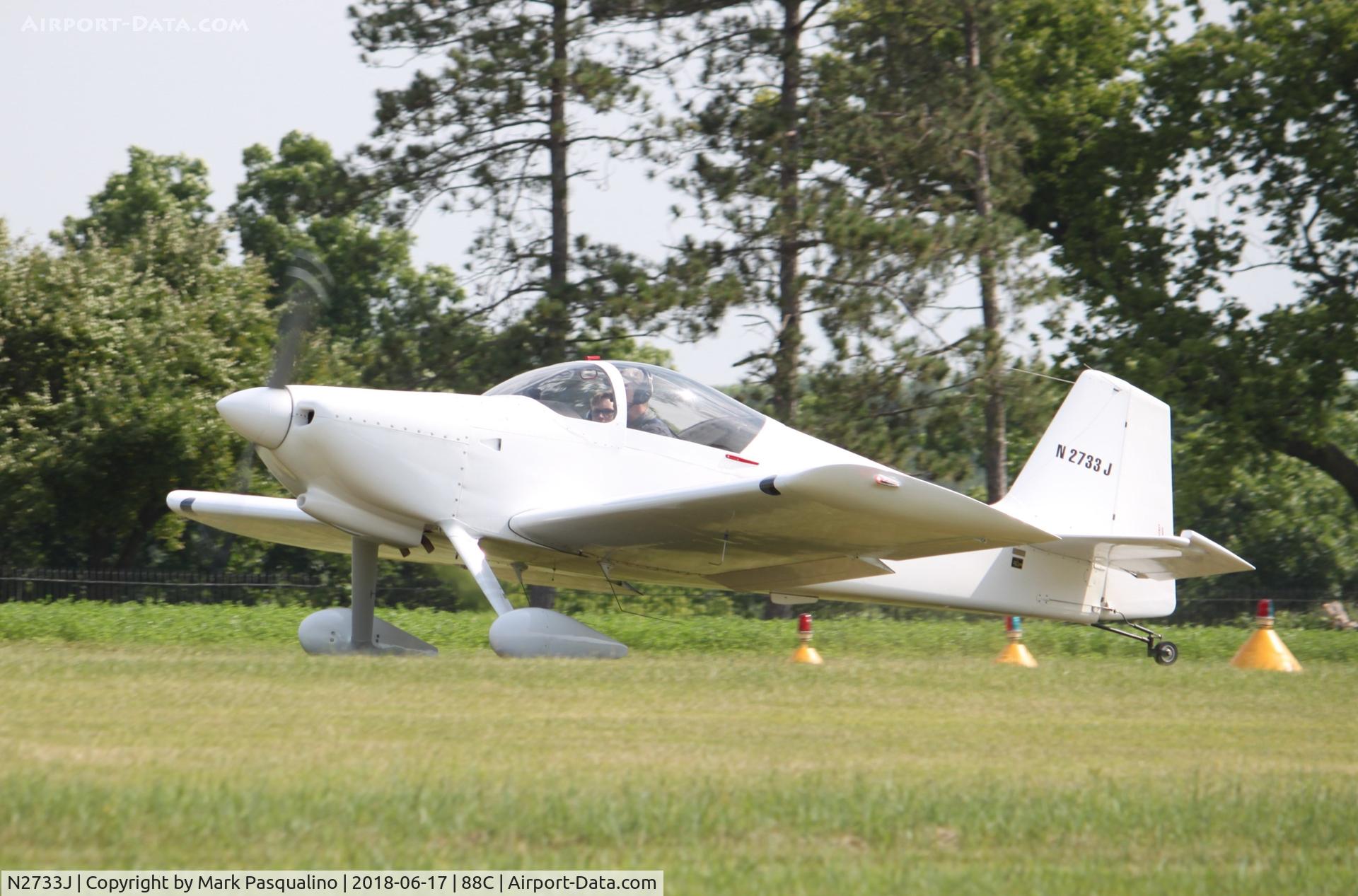 N2733J, Vans RV-6 C/N 21698, Vans RV-6