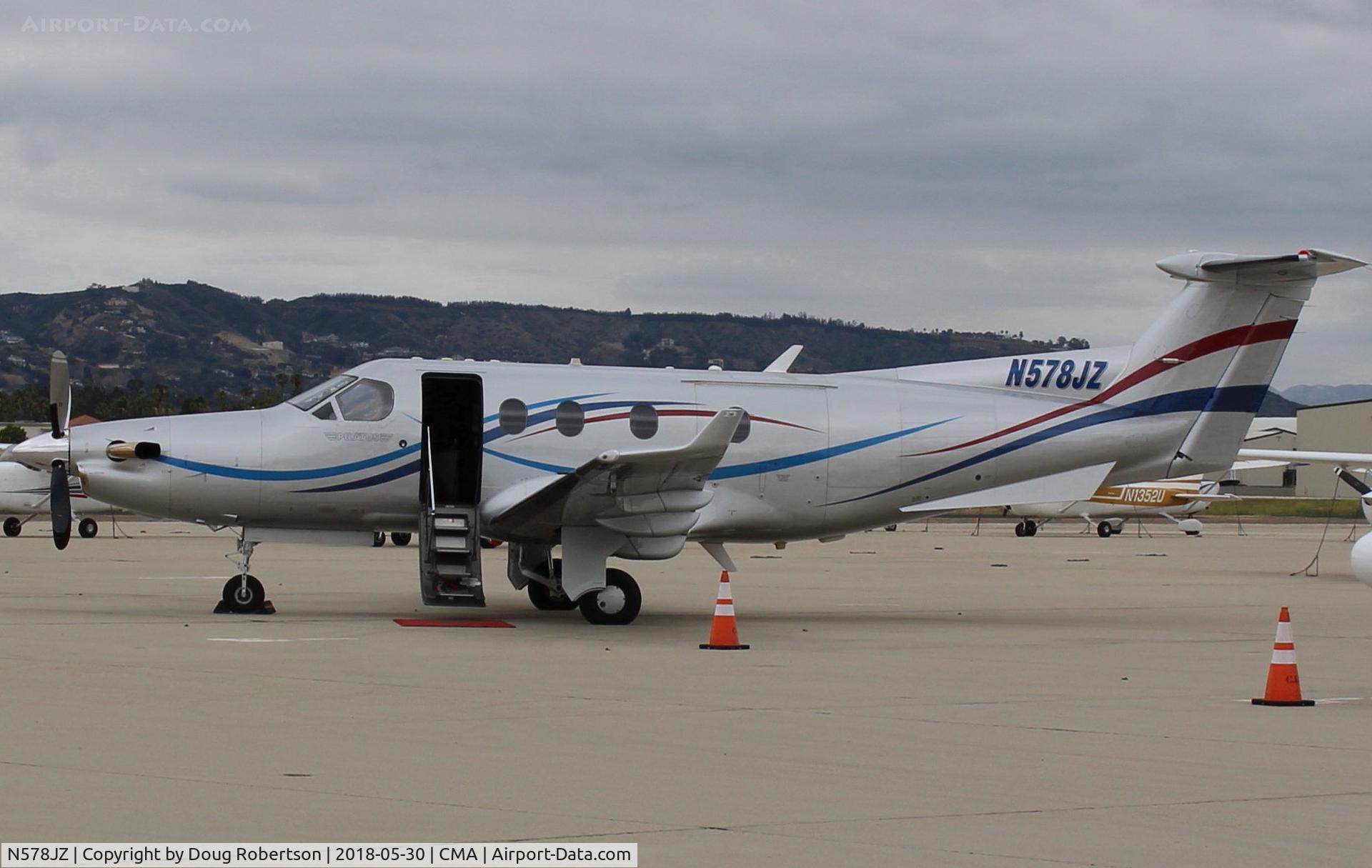 N578JZ, 2004 Pilatus PC-12/45 C/N 578, 2004 Pilatus PC-12/45, P&W(C)PT6A-67B Turboprop 1,200 SHp, airstair door down