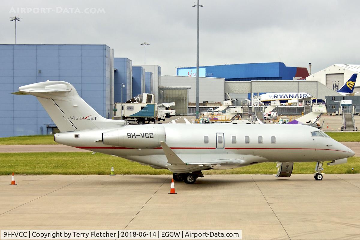 9H-VCC, 2015 Bombardier Challenger 350 (BD-100-1A10) C/N 20535, at London Luton