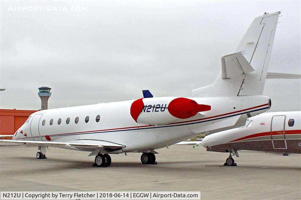 N212U, 2007 Israel Aircraft Industries Gulfstream 200 C/N 164, At London Luton