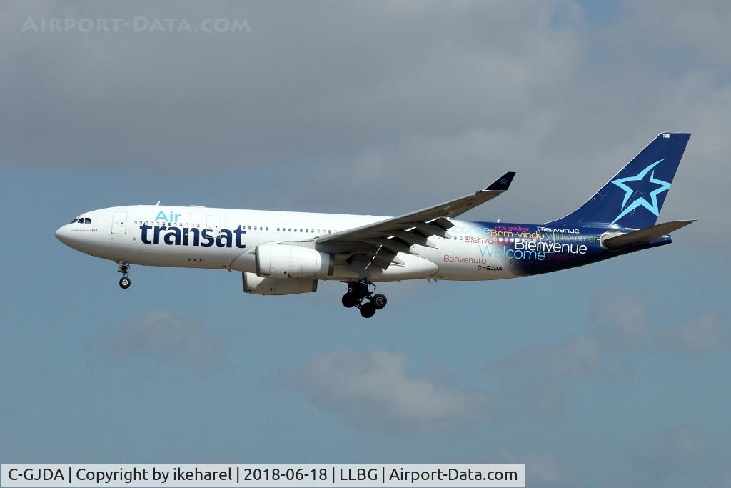 C-GJDA, 1998 Airbus A330-243 C/N 0248, Flight from Montreal landing on runway 21.