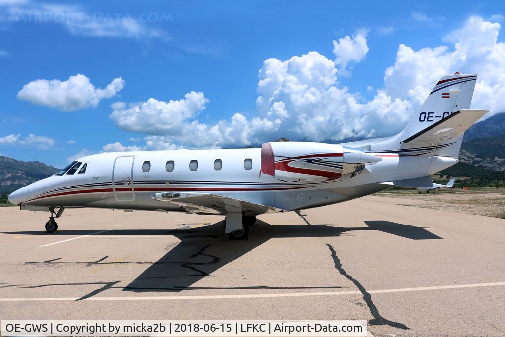 OE-GWS, 2009 Cessna 560 Citation XLS+ C/N 560-6020, Parked