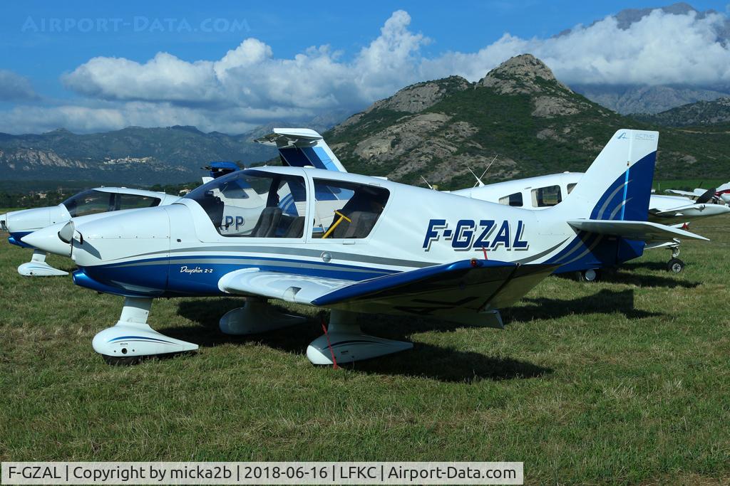 F-GZAL, Robin DR-400-120 Dauphin 2+2 C/N 2502, Parked