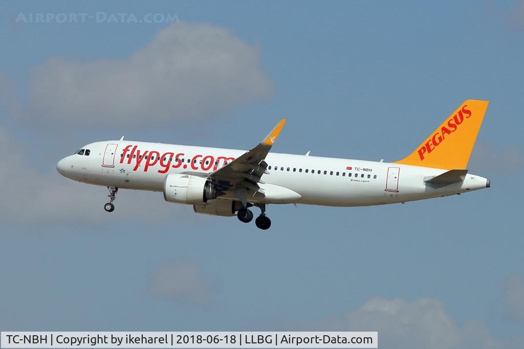 TC-NBH, 2016 Airbus A320-251N C/N 7399, Pegasus flight from Istanbul.