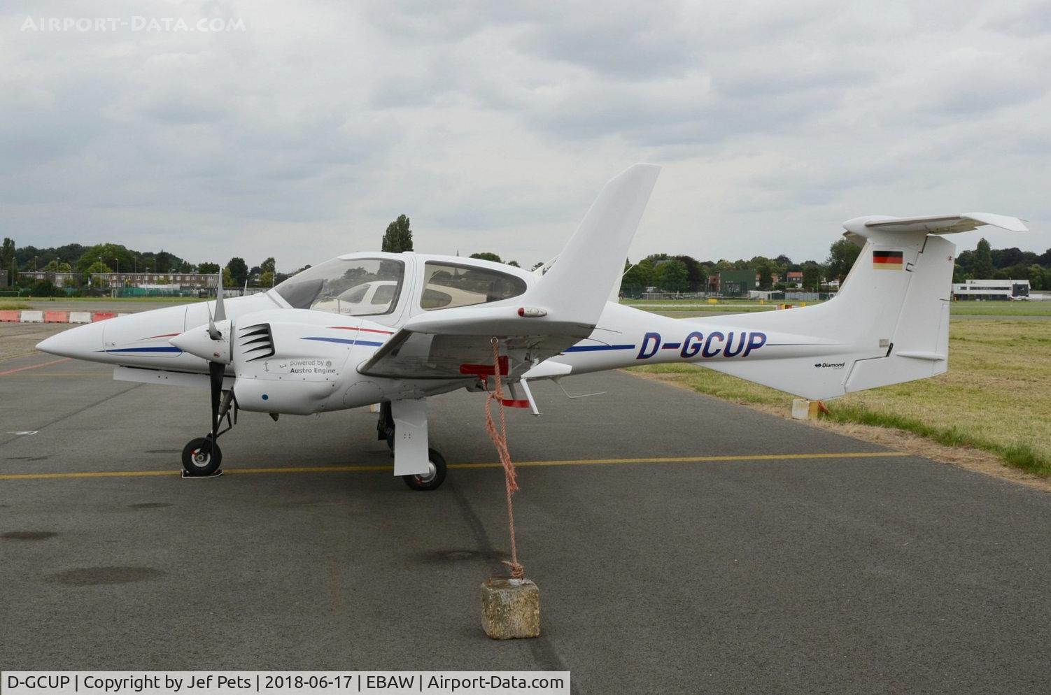 D-GCUP, Diamond DA-42NG Twin Star C/N 42.N007, Parked at Antwerp.