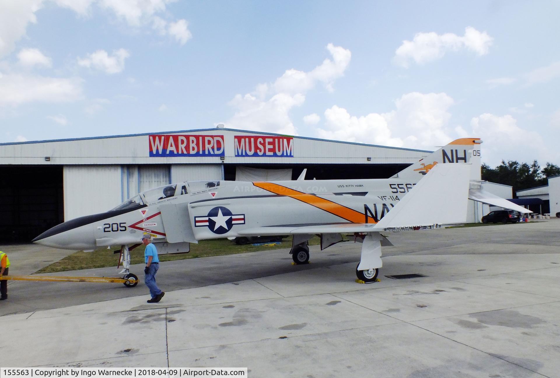 155563, McDonnell F-4J Phantom II C/N 2845, McDonnell Douglas F-4J Phantom II at the VAC Warbird Museum, Titusville FL