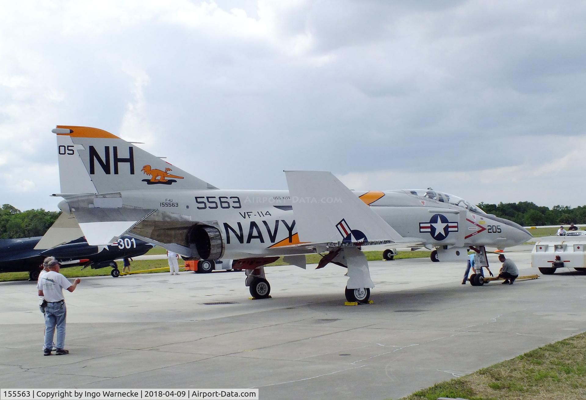 155563, McDonnell F-4J Phantom II C/N 2845, McDonnell Douglas F-4J Phantom II at the VAC Warbird Museum, Titusville FL