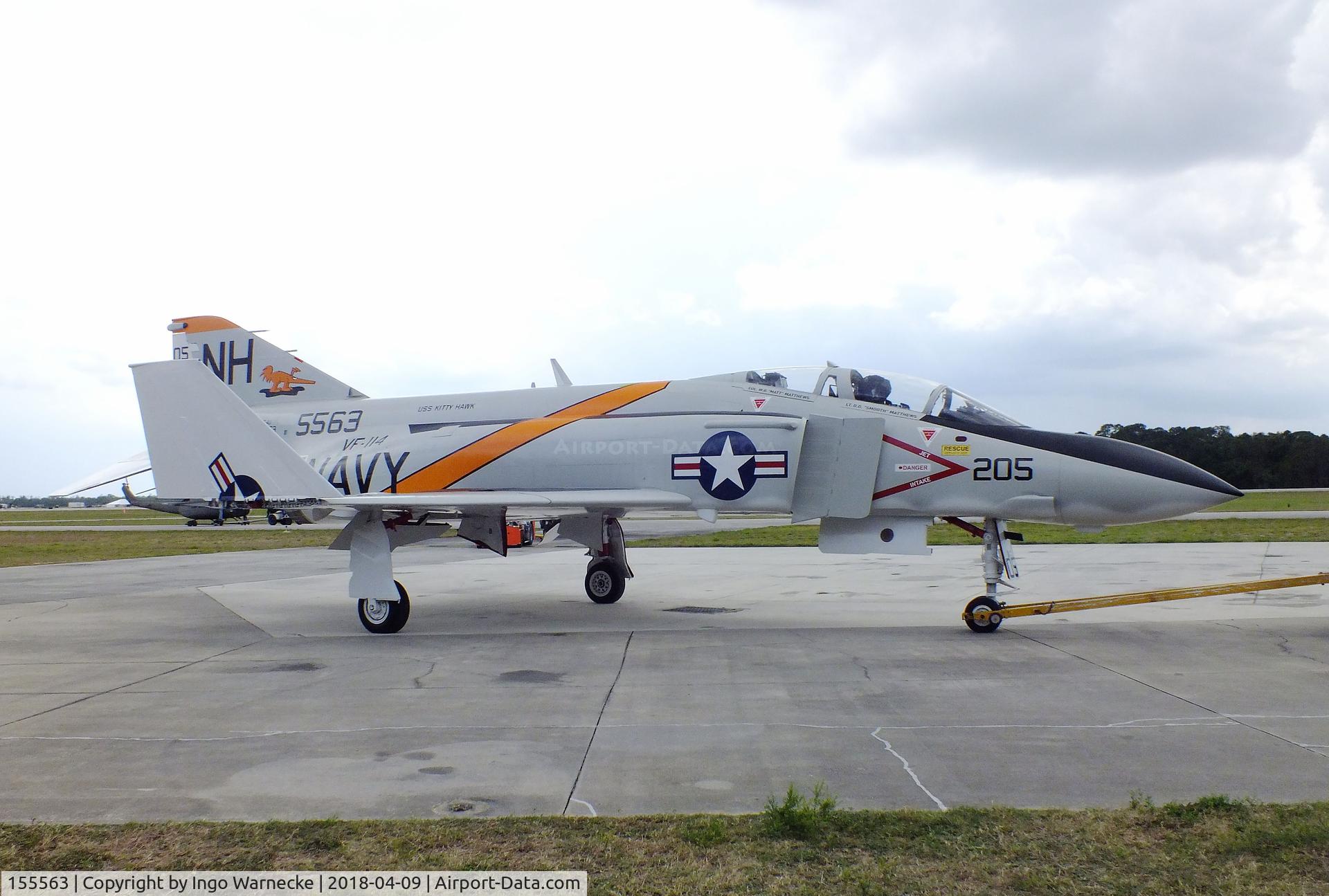 155563, McDonnell F-4J Phantom II C/N 2845, McDonnell Douglas F-4J Phantom II at the VAC Warbird Museum, Titusville FL