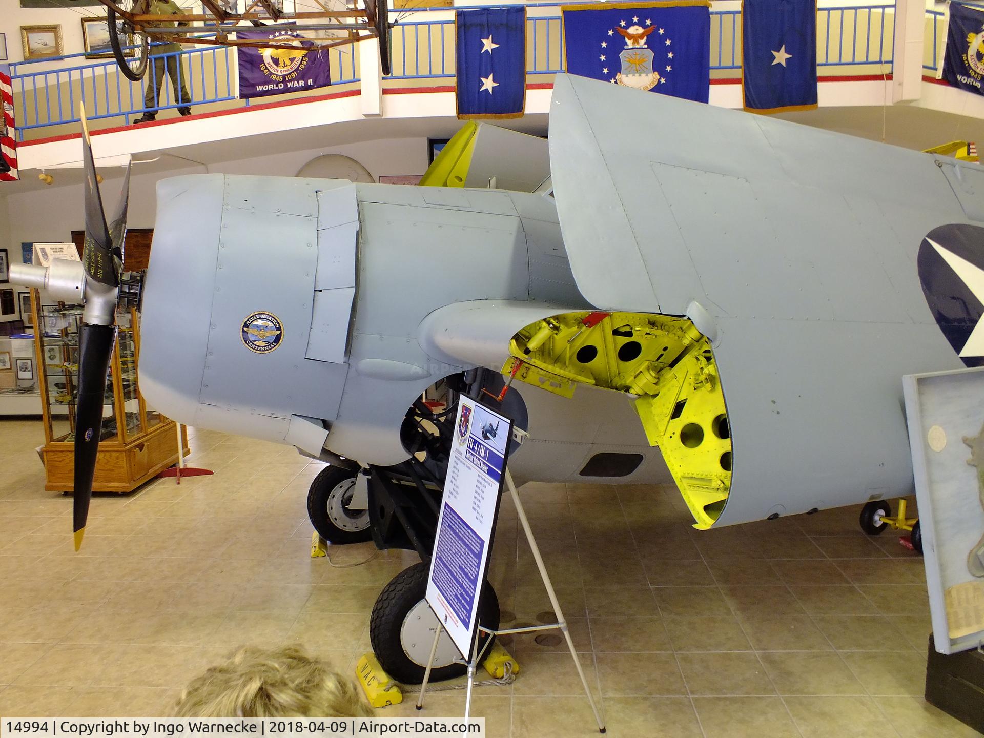 14994, General Motors (Grumman) FM-1 Wildcat C/N Not found 14994, Grumman (General Motors) FM-1 (F4F) Wildcat at the VAC Warbird Museum, Titusville FL