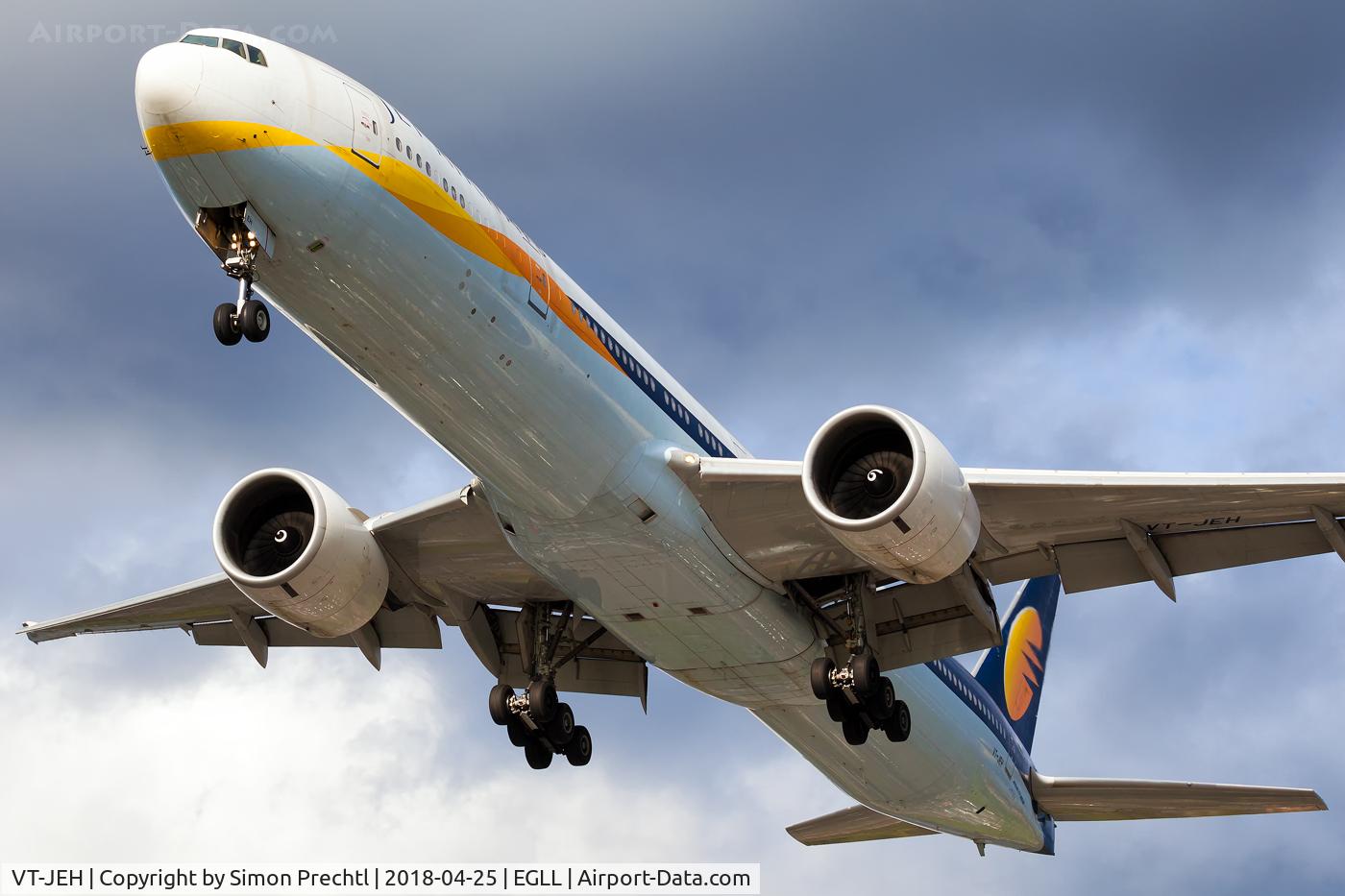 VT-JEH, 2007 Boeing 777-35R/ER C/N 35166, VT-JEH @ London-Heathrow Intl. Airport