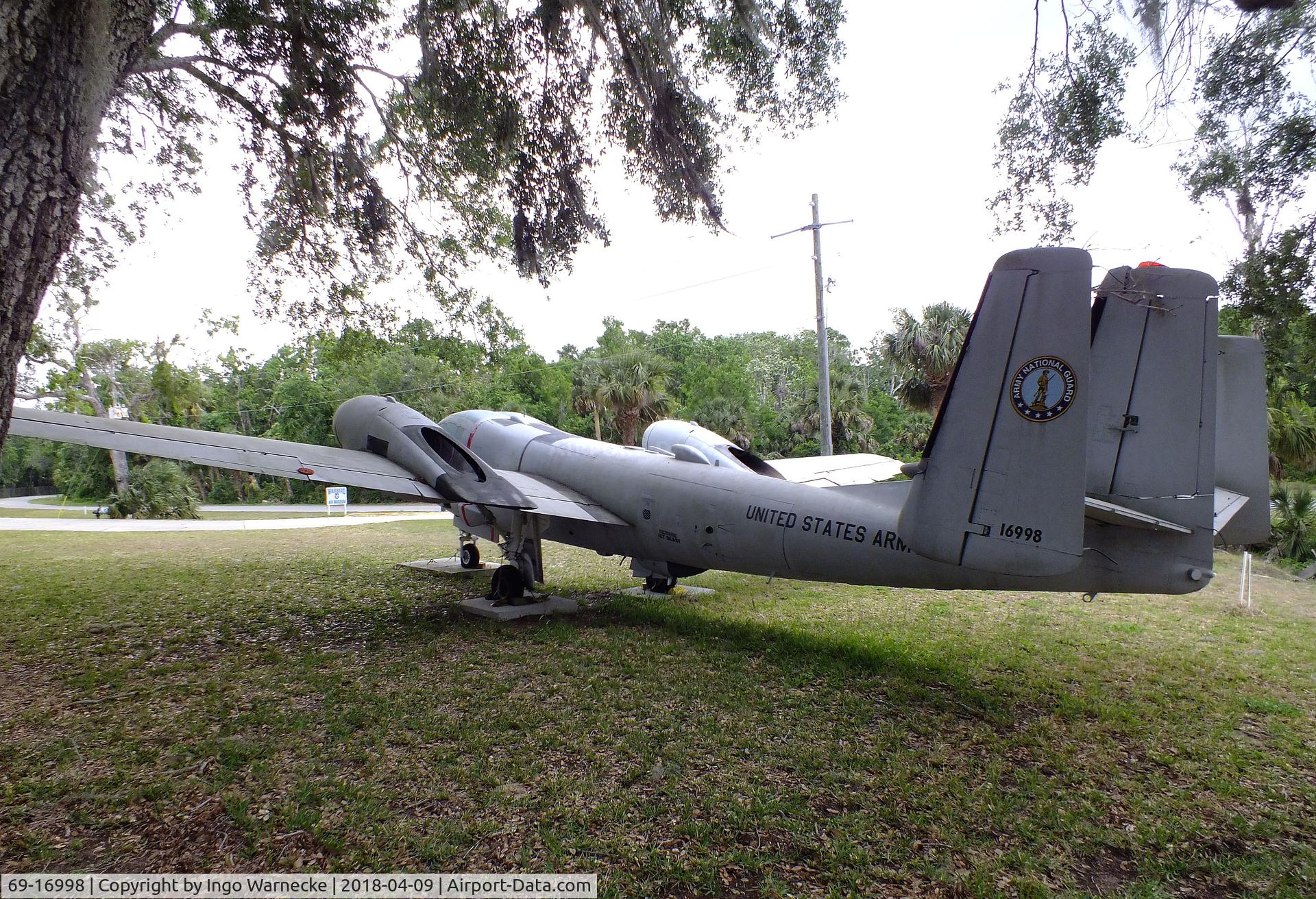 69-16998, 1969 Grumman OV-1D Mohawk C/N 9D, Grumman OV-1C Mohawk (minus props) at the VAC Warbird Museum, Titusville FL