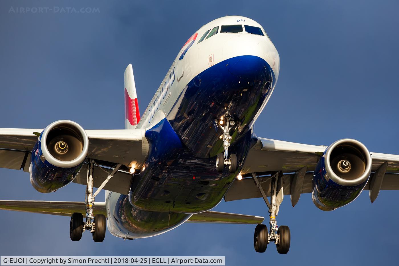 G-EUOI, 2001 Airbus A319-131 C/N 1606, G-EUOI @ London-Heathrow Intl. Airport