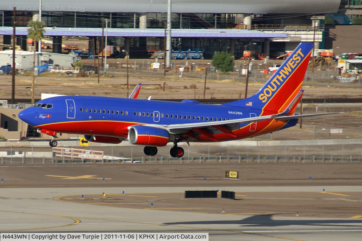 N443WN, 2003 Boeing 737-7H4 C/N 29838, No comment.