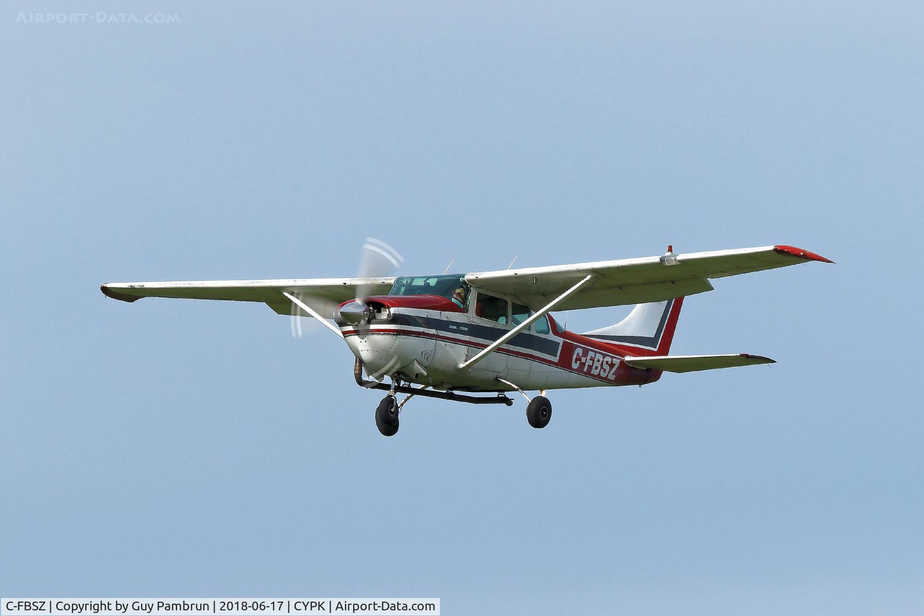C-FBSZ, 1969 Cessna TU206D C/N U2061419, Landing