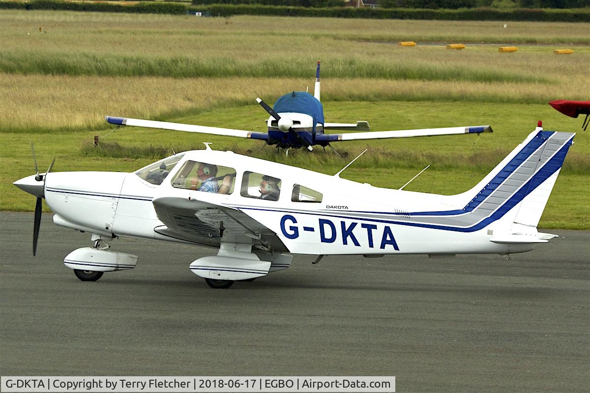 G-DKTA, 1980 Piper PA-28-236 Dakota C/N 28-8011089, Participating in 2018 Project Propellor at Wolverhampton Halfpenny Green Airport