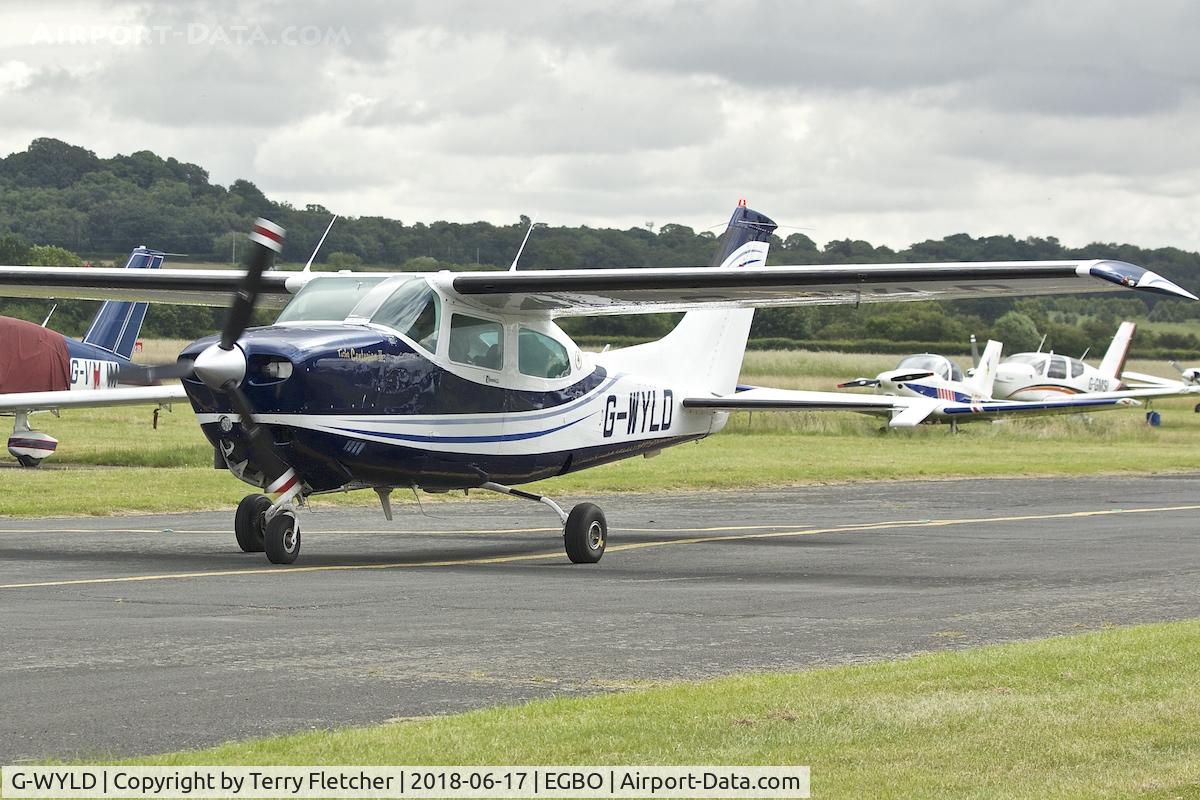 G-WYLD, 1981 Cessna T210N Turbo Centurion C/N 210-64341, Participating in 2018 Project Propellor at Wolverhampton Halfpenny Green Airport