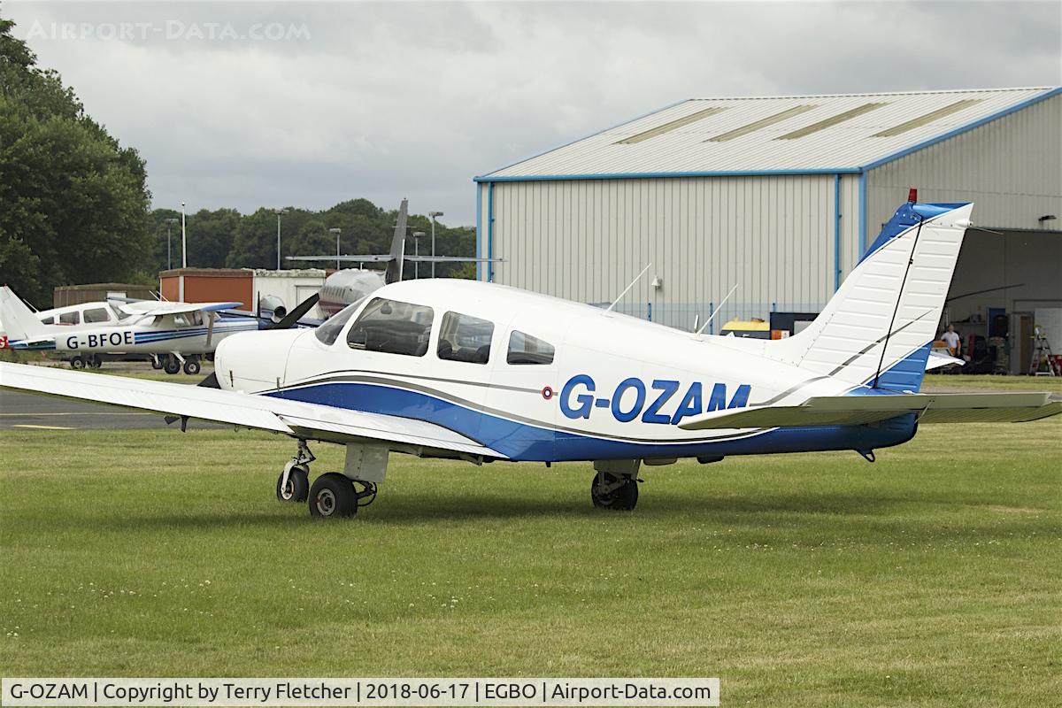 G-OZAM, 1978 Piper PA-28-161 Cherokee Warrior II C/N 28-7816036, Participating in 2018 Project Propellor at Wolverhampton Halfpenny Green Airport
