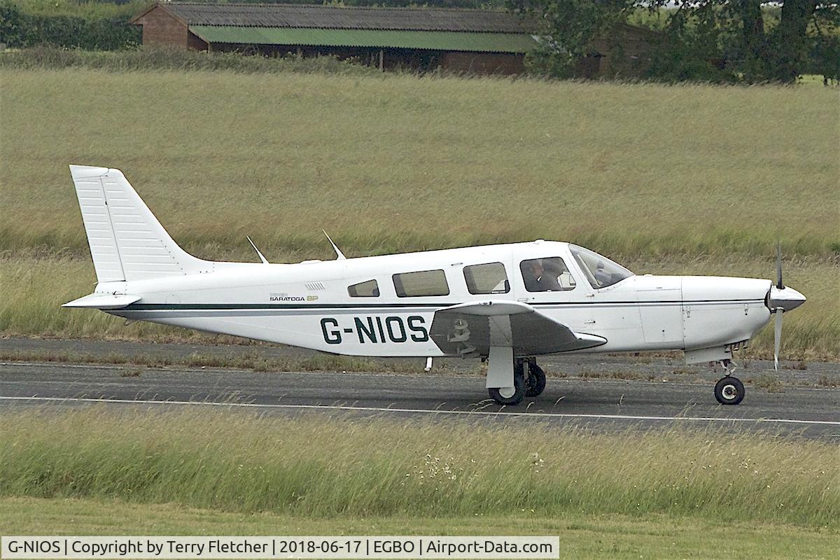 G-NIOS, 1985 Piper PA-32R-301 Saratoga SP C/N 32R-8513004, Participating in 2018 Project Propellor at Wolverhampton Halfpenny Green Airport